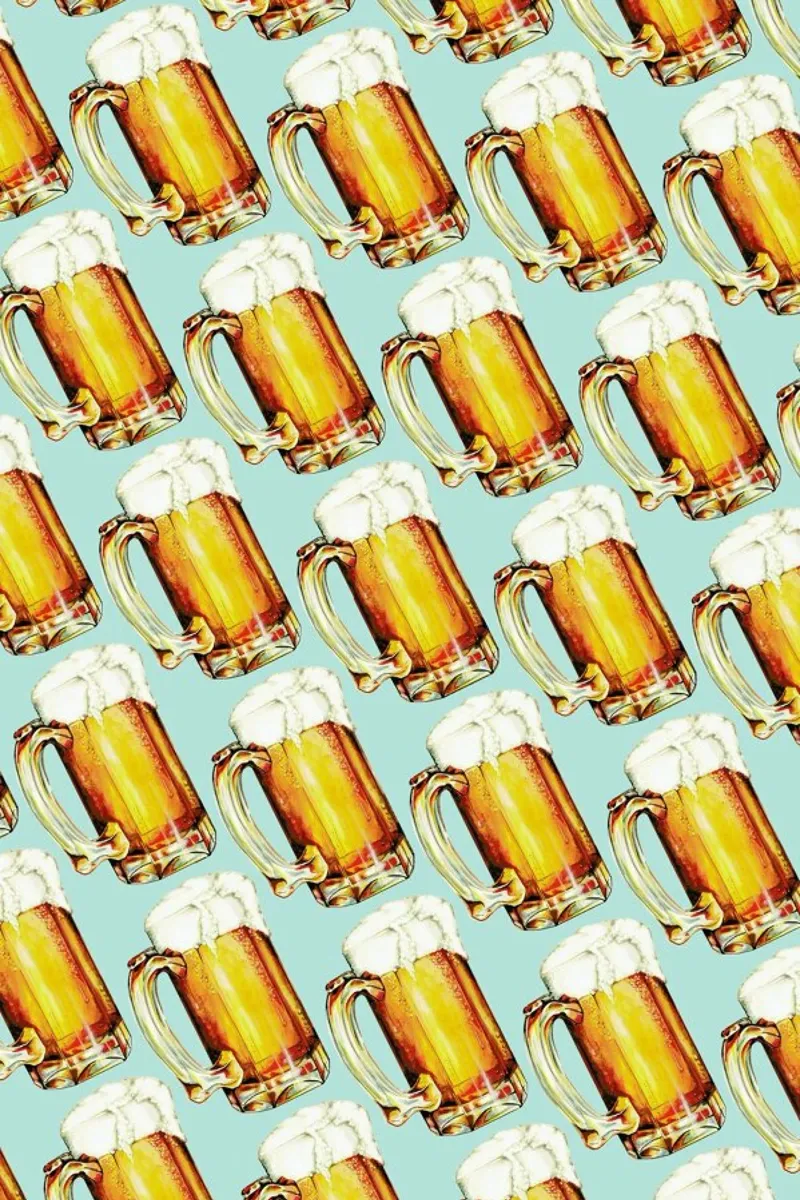 Beer Pattern carta hahnemühle da Kelly Gilleran