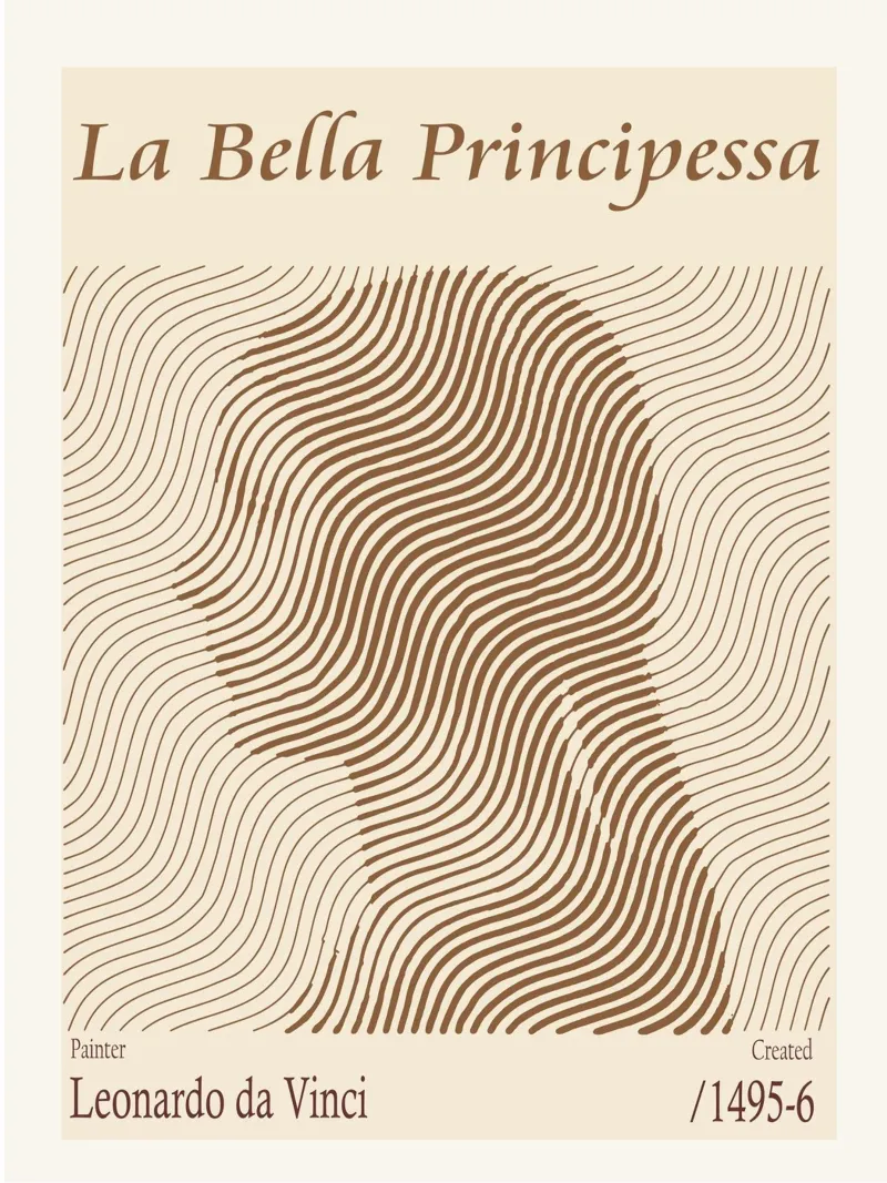 The Beautiful Princess - Leonardo da Vinci backlit film by Doa Project
