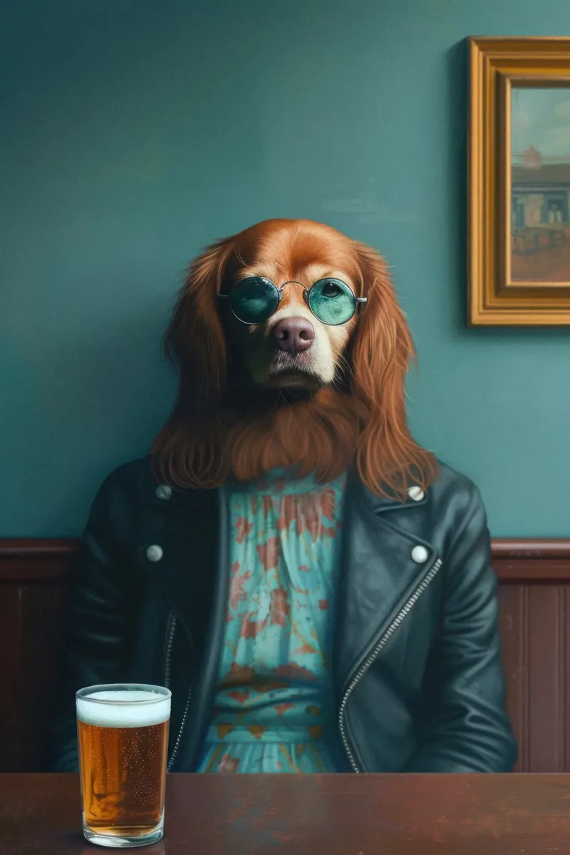 Ethan pellicola backlit da Affiches Chien Originales – Dogland