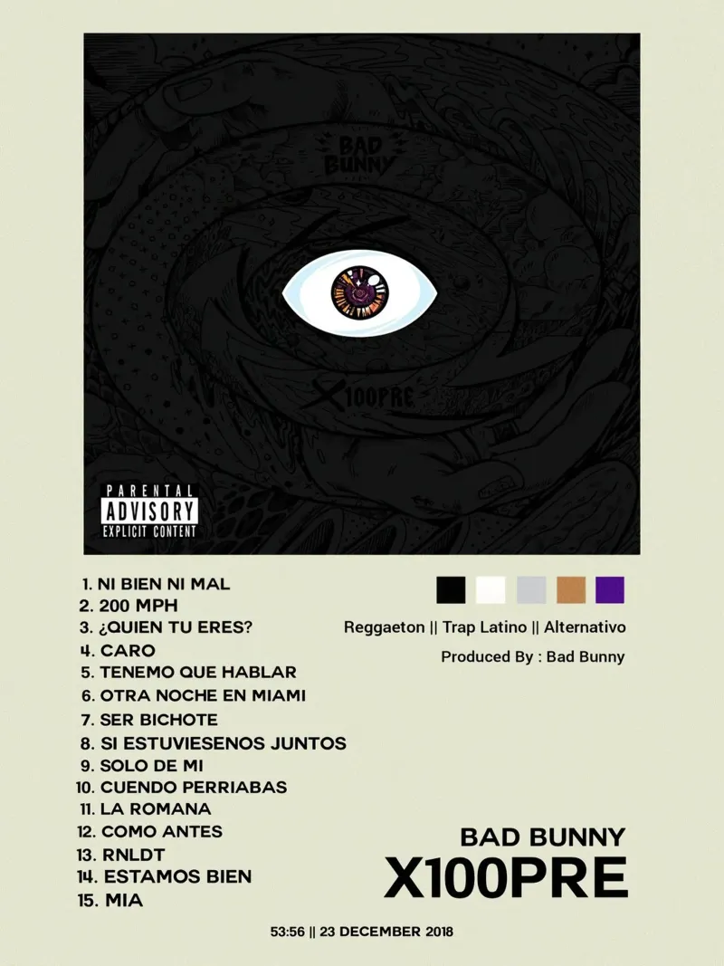 Bad Bunny X100PRE pellicola backlit da Raptor 771