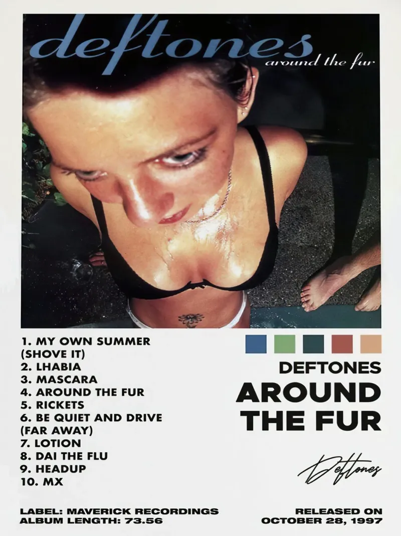 Deftones Around The Fur carta hahnemühle da Roronoa7