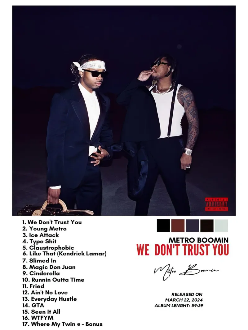 Metro Boomin We Don't Trust You pellicola backlit da Roronoa7