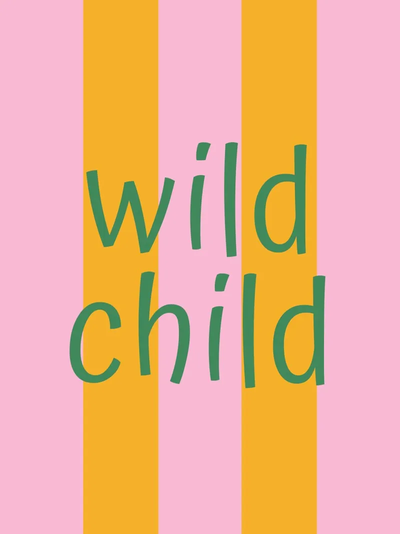 Wild Child alluminio dibond da HummelBär