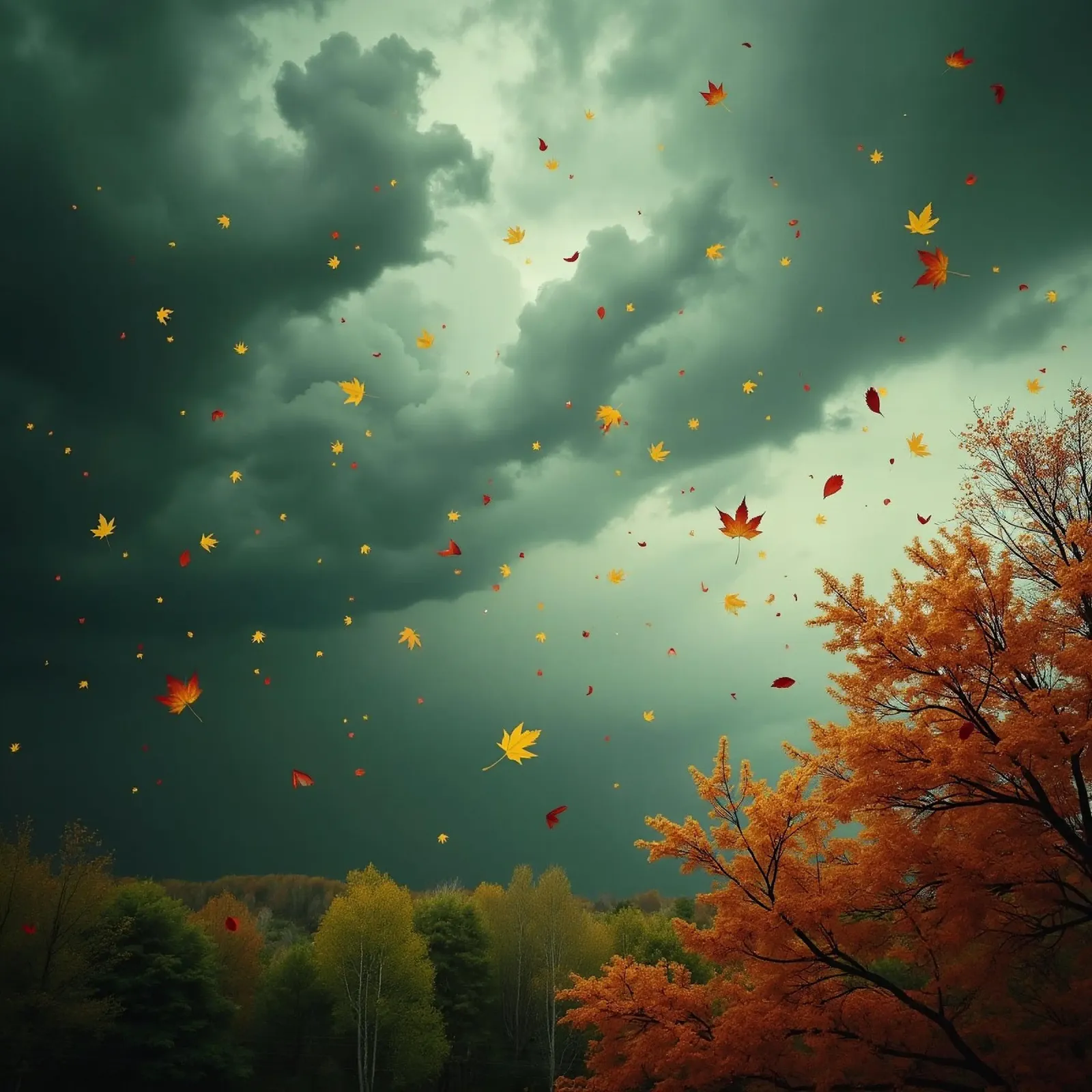 Tempesta d'autunno_1 alluminio dibond da Fantasie & Mystikwelten by LK