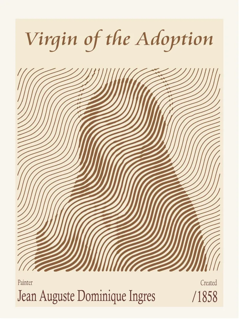 Virgin of the Adoption alu-dibond by Doa Project