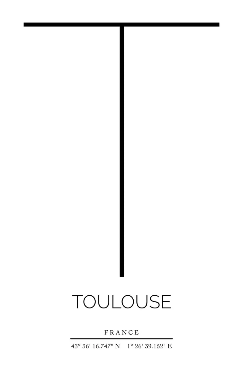 TOULOUSE - blanc hahnemühle van CityLights