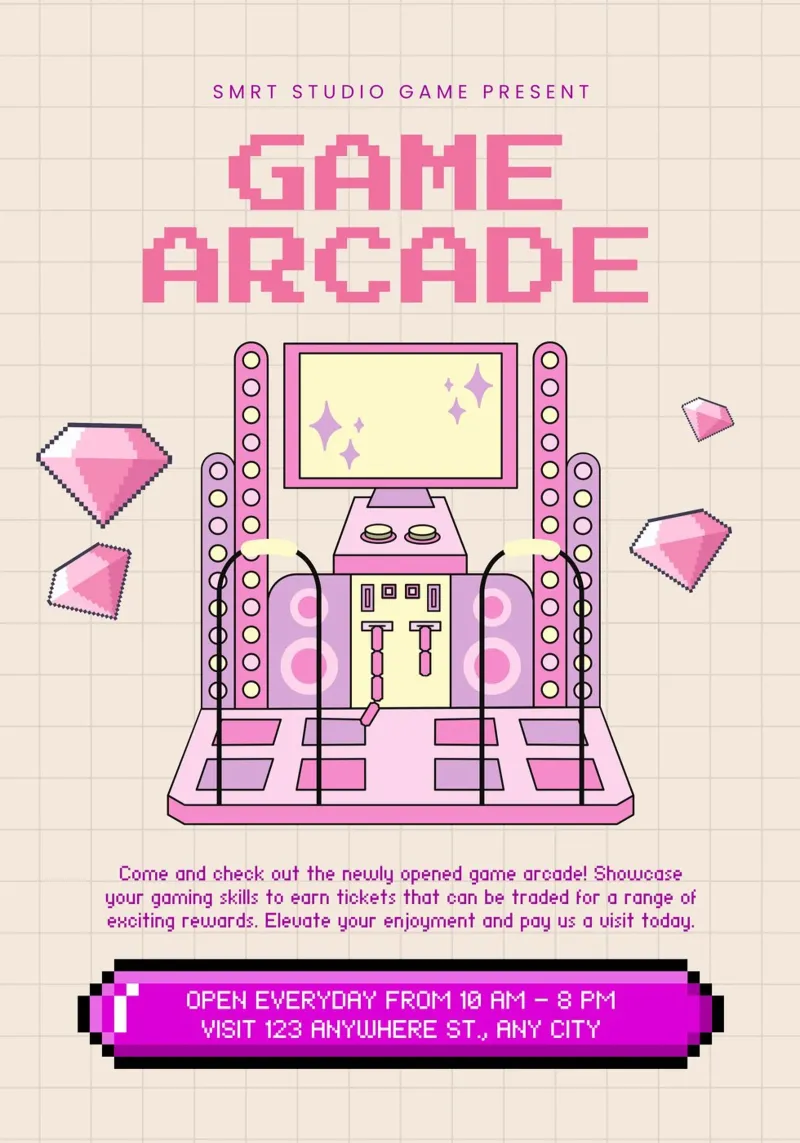 GAME ARCADE alluminio dibond da Einfach Uebel
