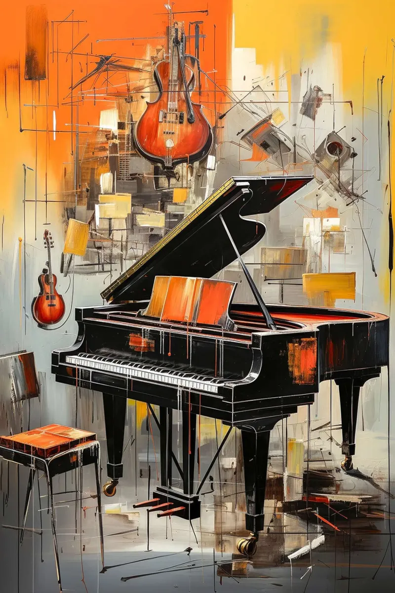 Studio musicale pellicola backlit da Ronnie