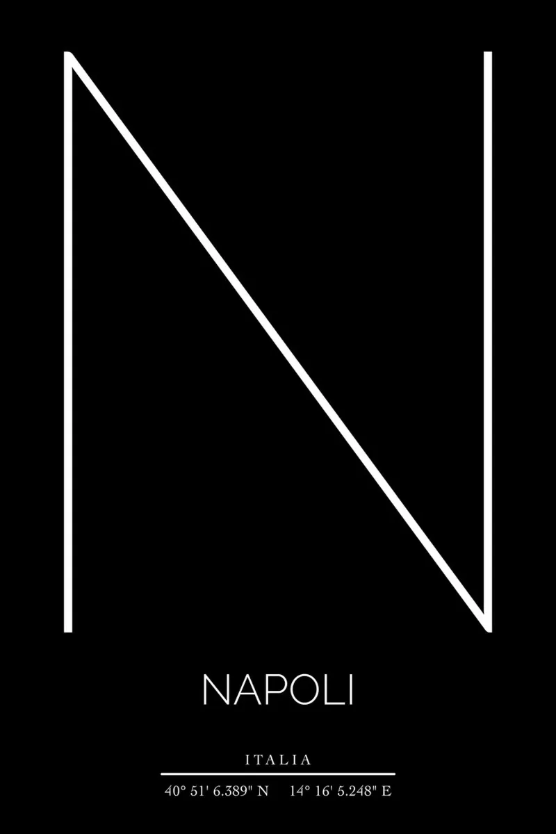 NAPOLI - nero pellicola backlit da CityLights