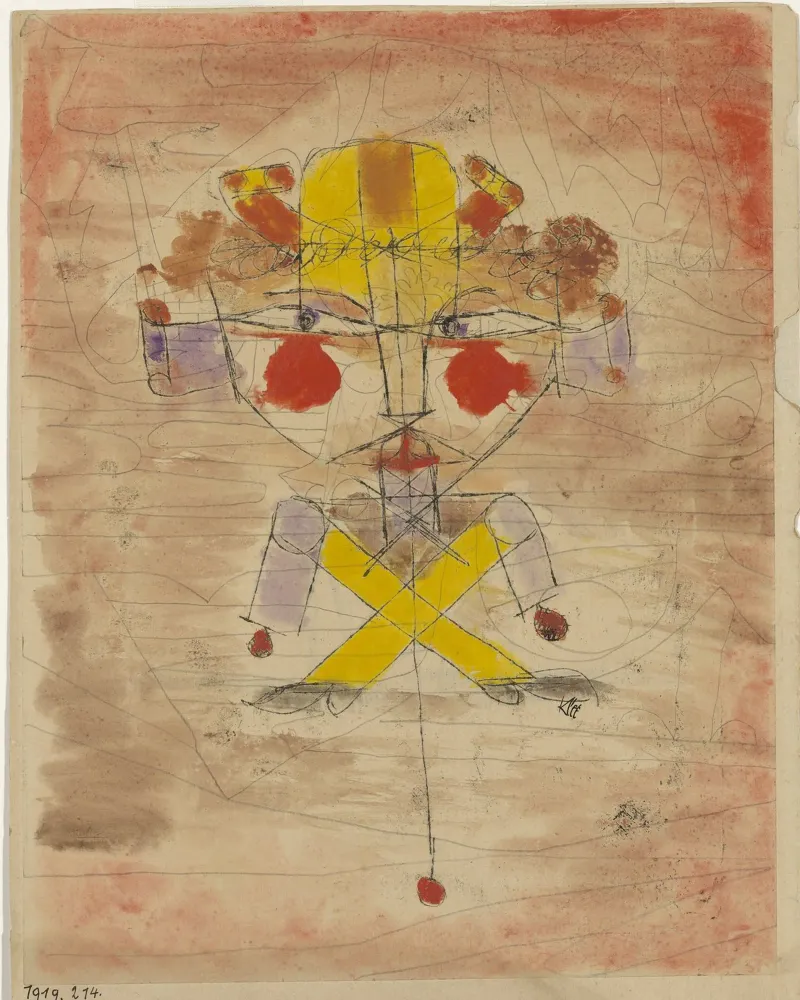 Jumping Jack di Paul Klee plexiglass da 50 masterpieces