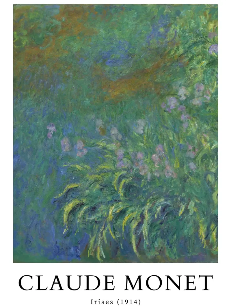 bellissimo fiore di iris carta hahnemühle da SMG Store