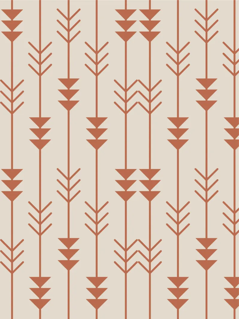 Arrow pattern canvas by Little Dean