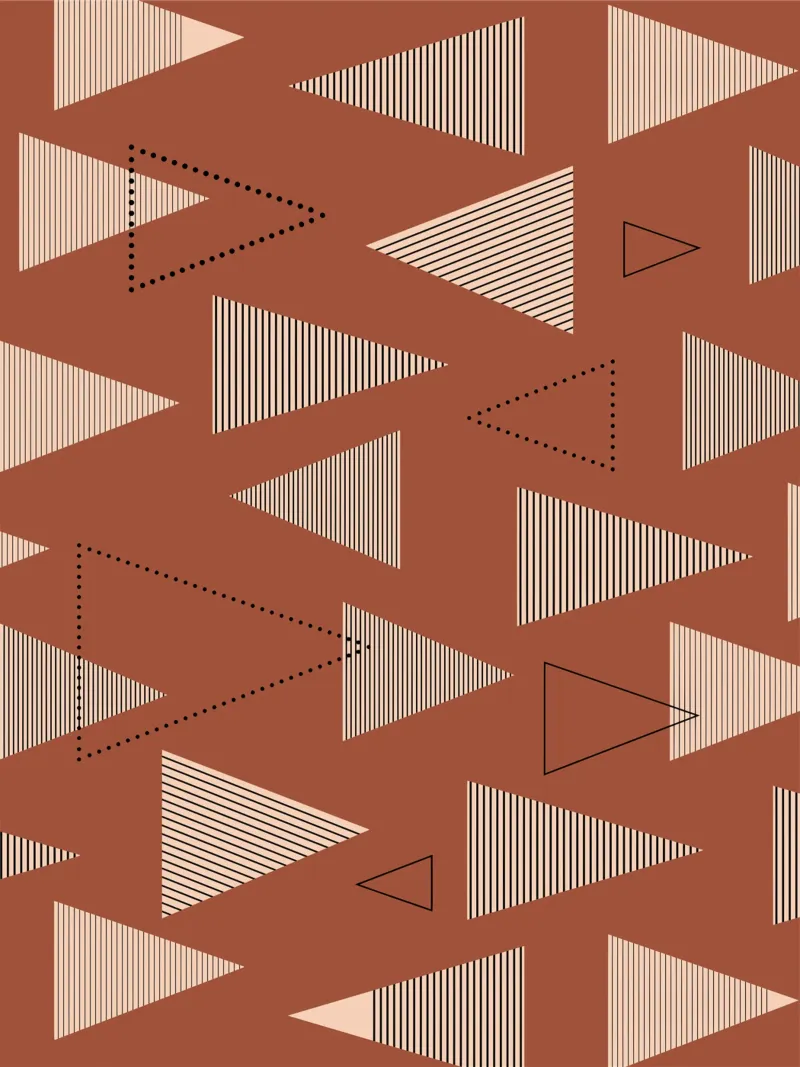 Geometric triangle var pattern hahnemühle by Little Dean