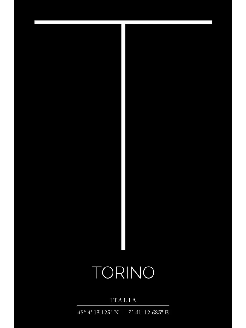 TORINO - nero pellicola backlit da CityLights