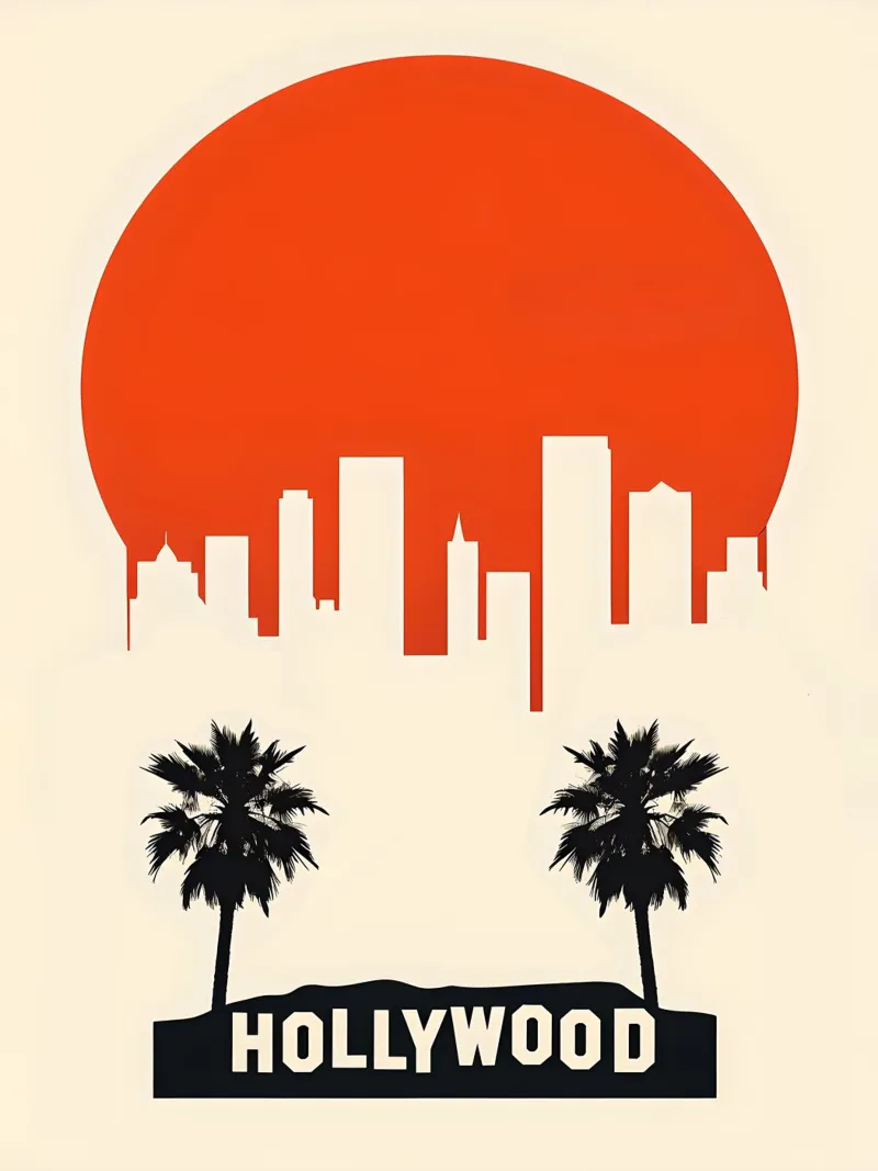 Hollywood pellicola backlit da 🎁 NOBELART
