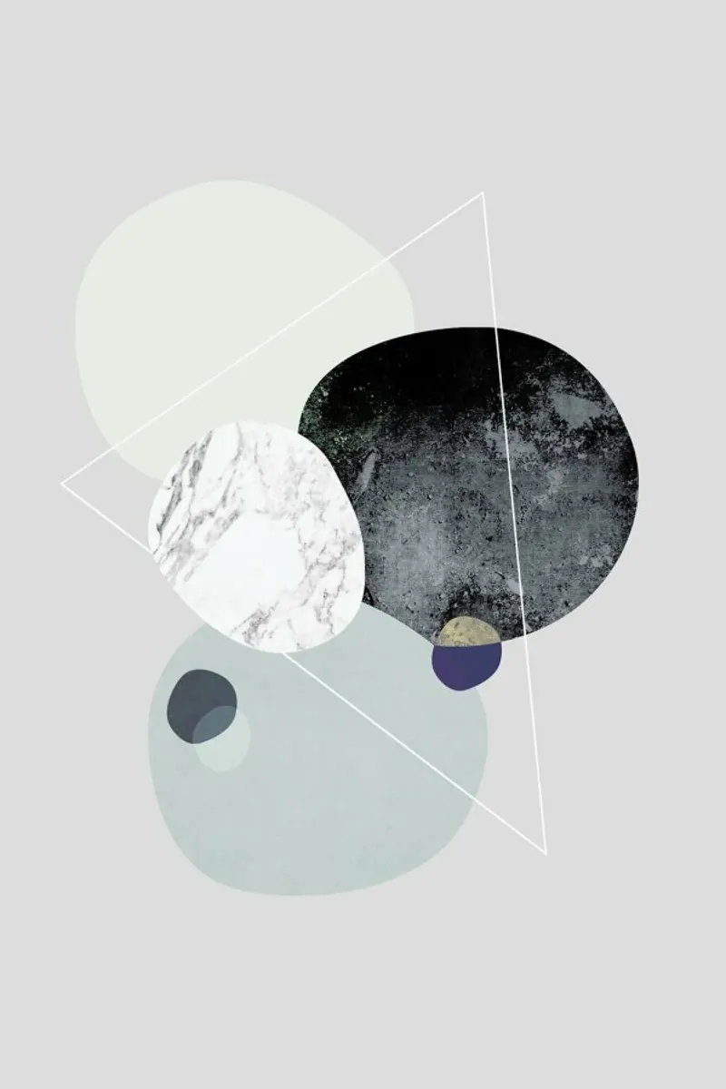 Graphic 89 poster con telaio in alluminio da Mareike Böhmer