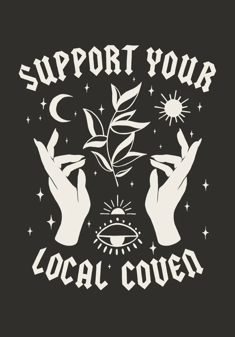 Support Your Local Coven poster da nabakumov