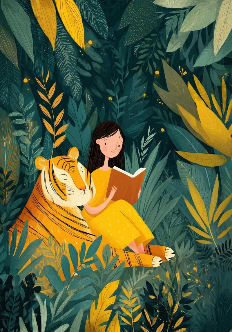 Jungle Storytime pellicola backlit da Kiara