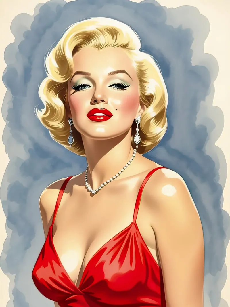 Marilyn Monroe pellicola backlit da 🎁 NOBELART