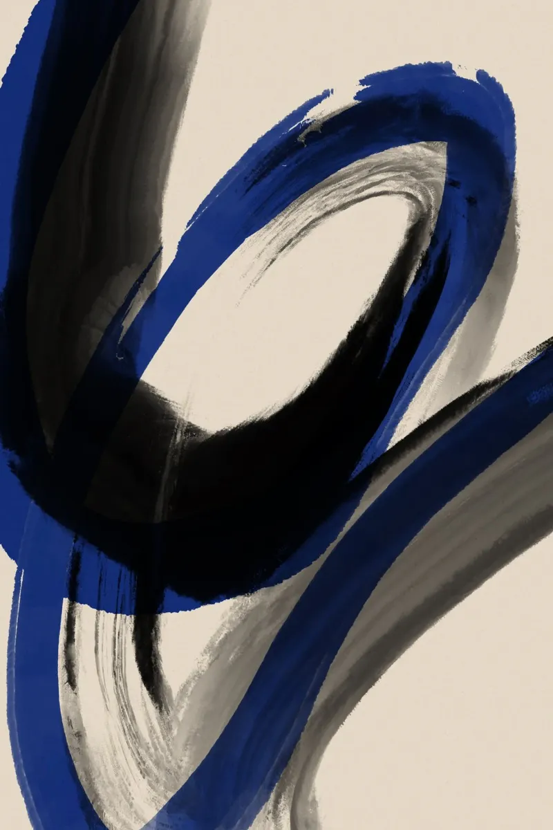 Black And Blue No 2 pannello forex da treechild