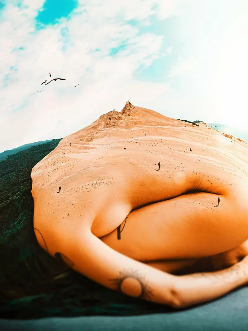 Mother Nature poster con telaio in legno da mofartmonica