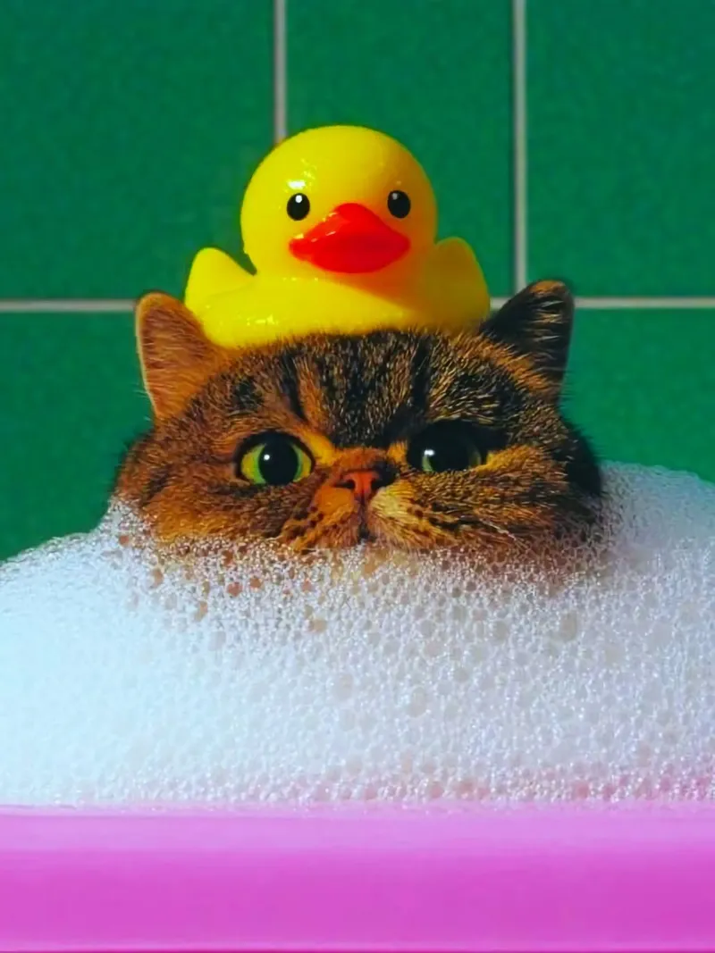 cat in shower carta hahnemühle da ryan