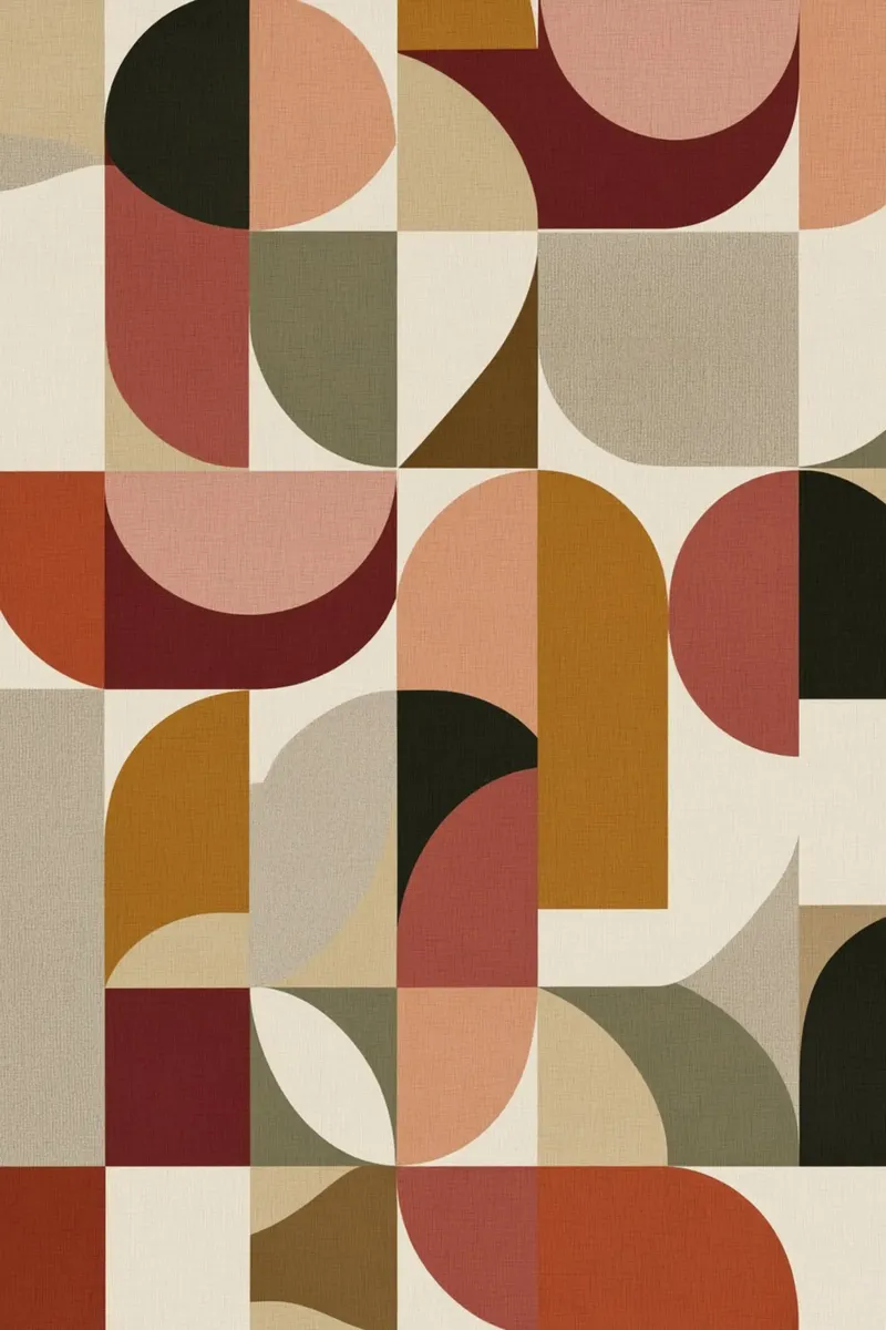 Modern Mosaic alluminio dibond da Geometrica