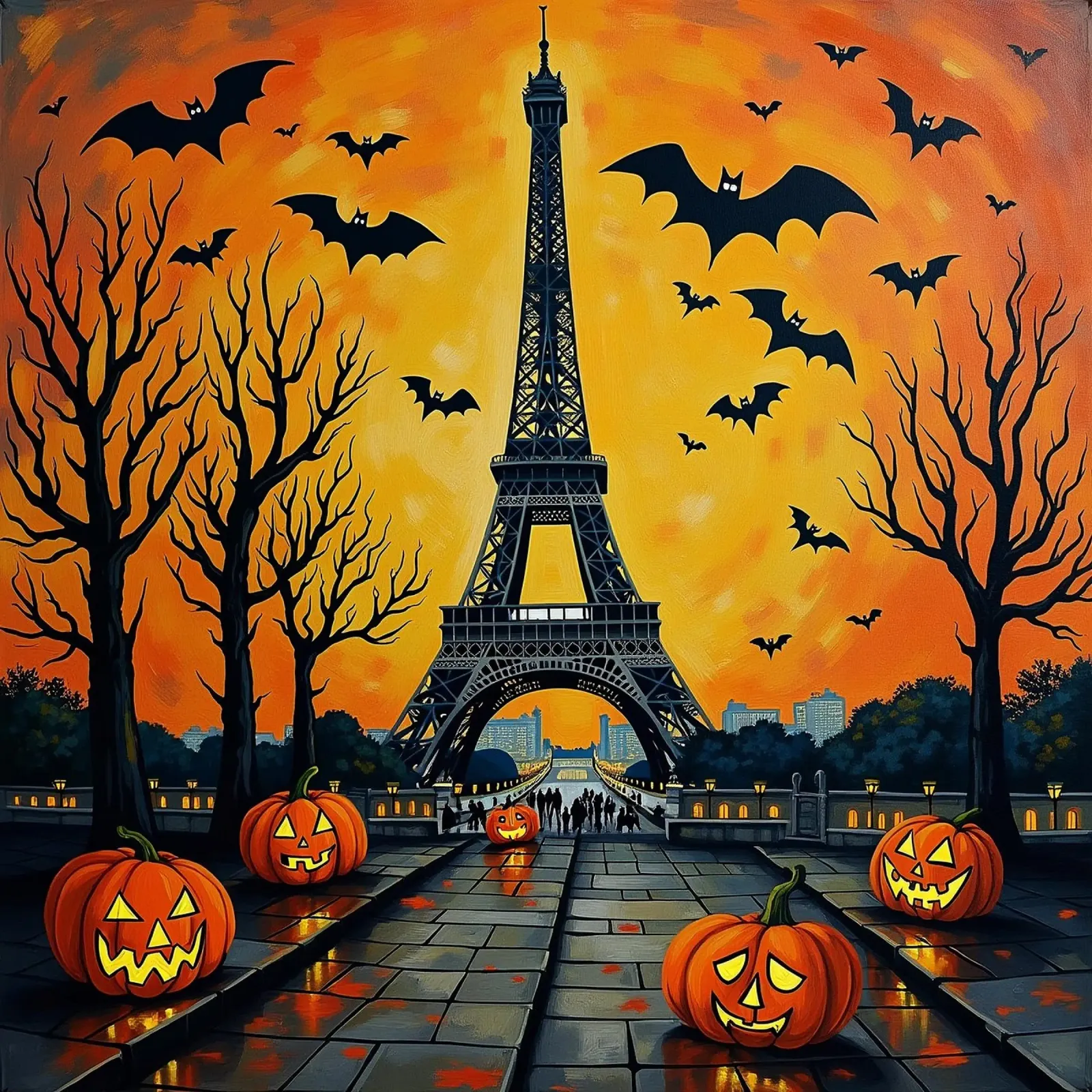Halloween in città_"Parigi"_1 pellicola backlit da Fantasie & Mystikwelten by LK