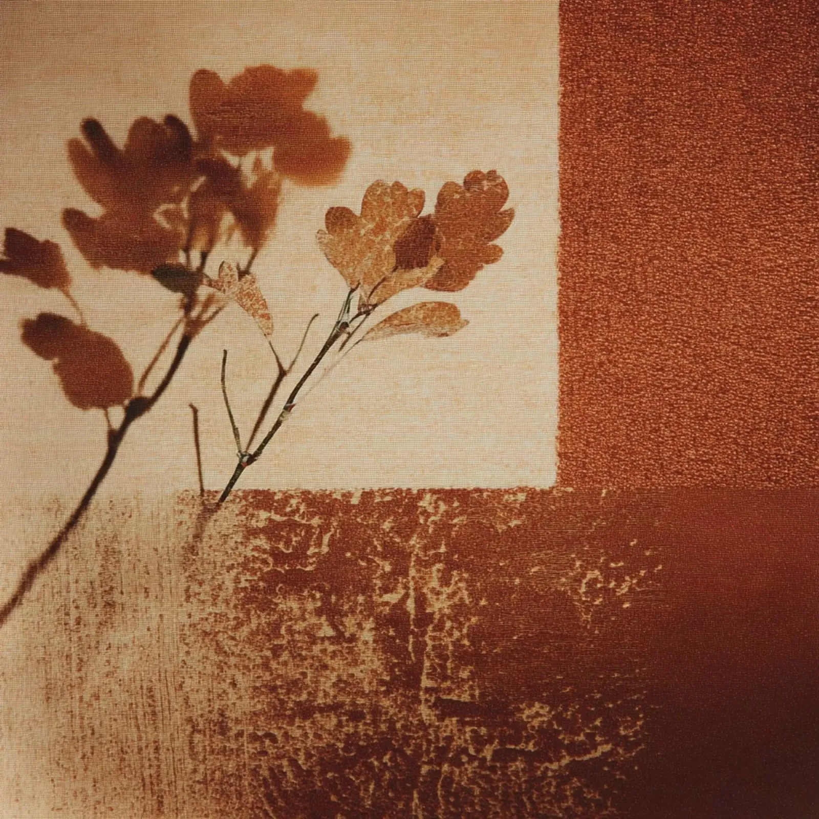 Golden Autumn Shadows plexiglass da Geometrica