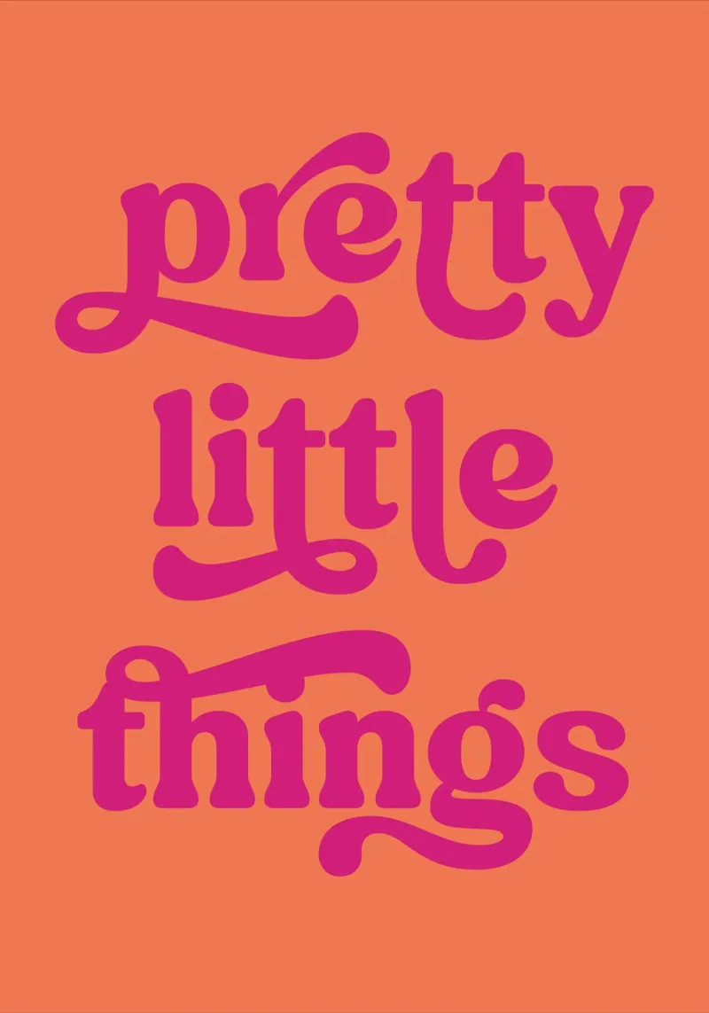 Pretty little things pellicola backlit da PinkCandyWalls
