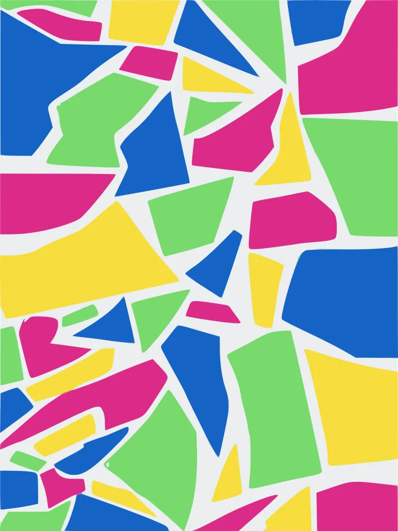 Fragmentos abstractos metacrilato de Little Dean
