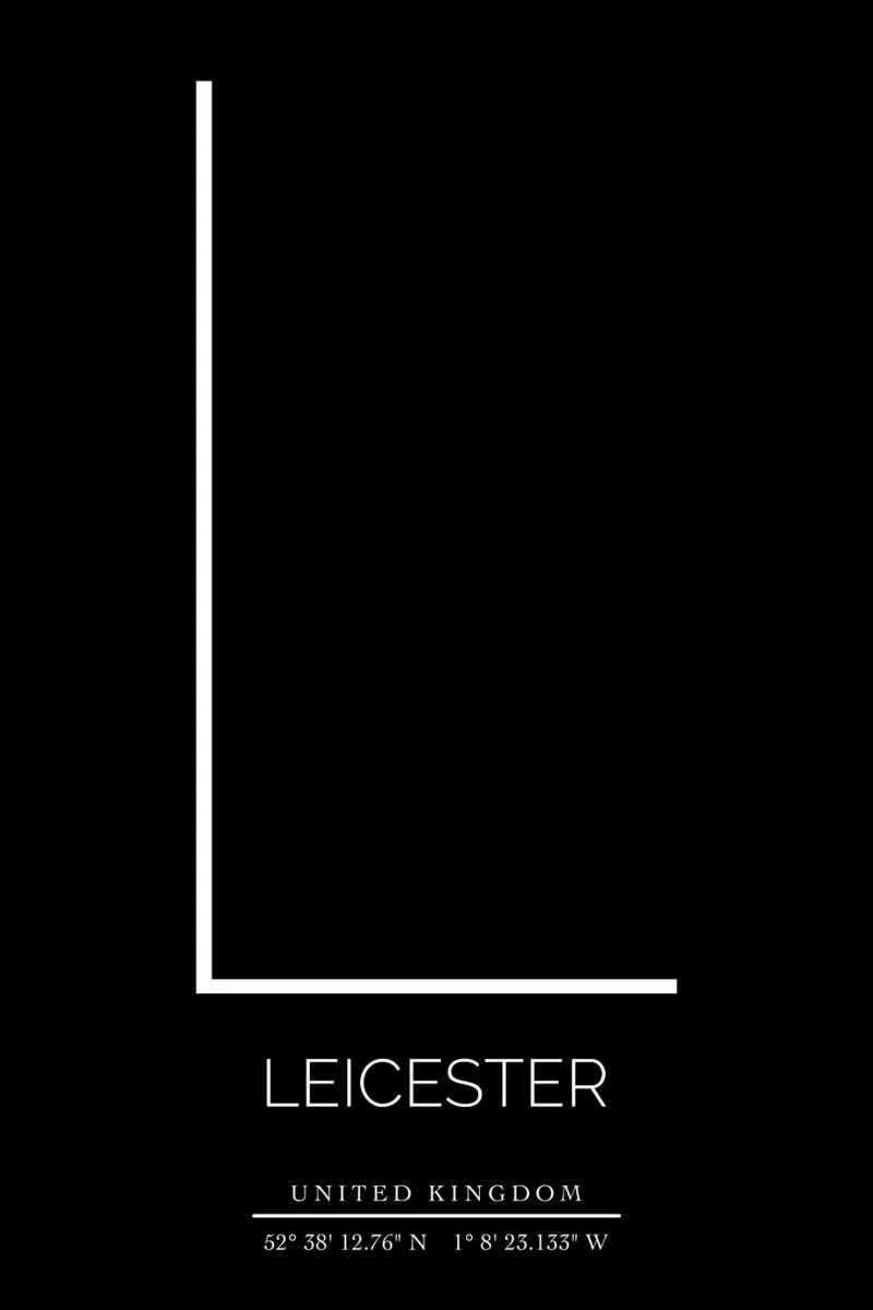 LEICESTER - black acrylic glass by CityLights