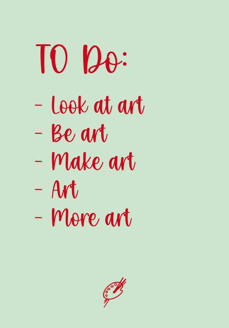 To Do List 02 carta hahnemühle da Art Fart