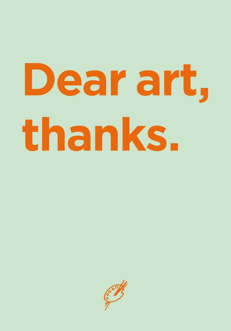 Dear art, thanks. 02 carta hahnemühle da Art Fart
