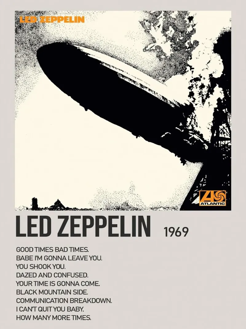 Led Zeppelin plexiglass da Raptor Metafora