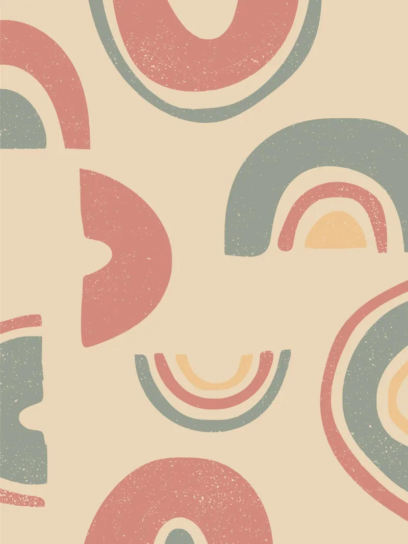 Retro pie pattern alluminio dibond da Little Dean