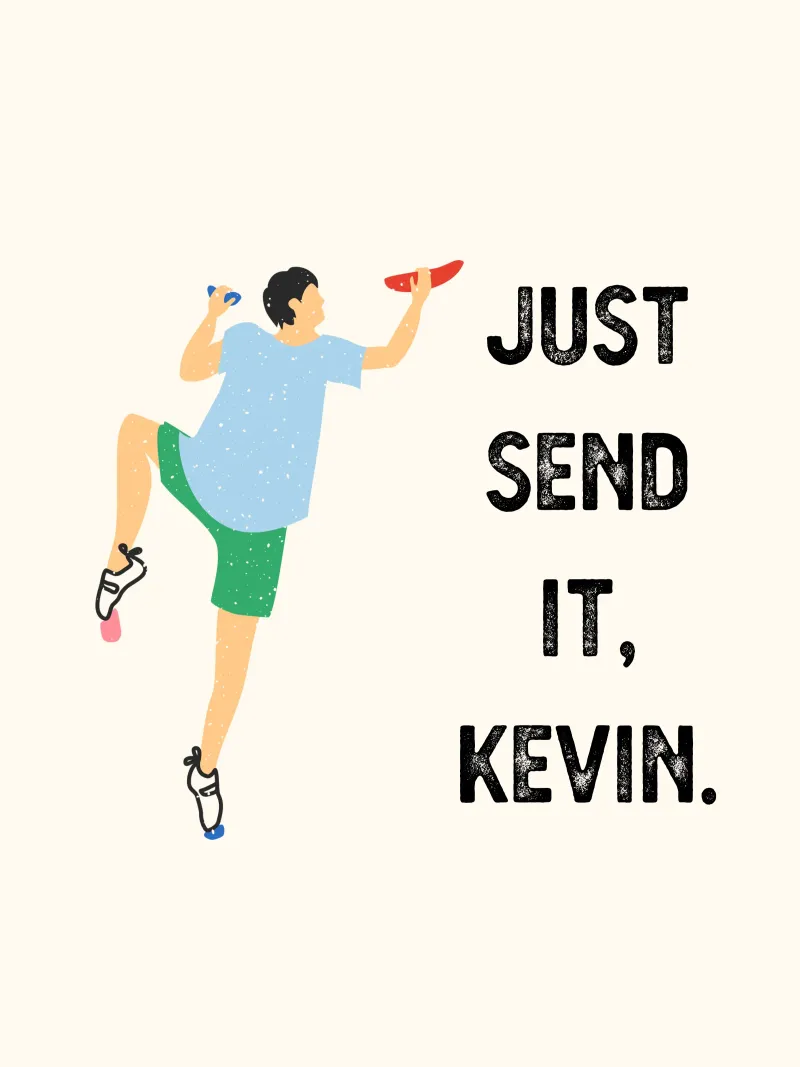Just send it, Kevin pellicola backlit da justclimberthings