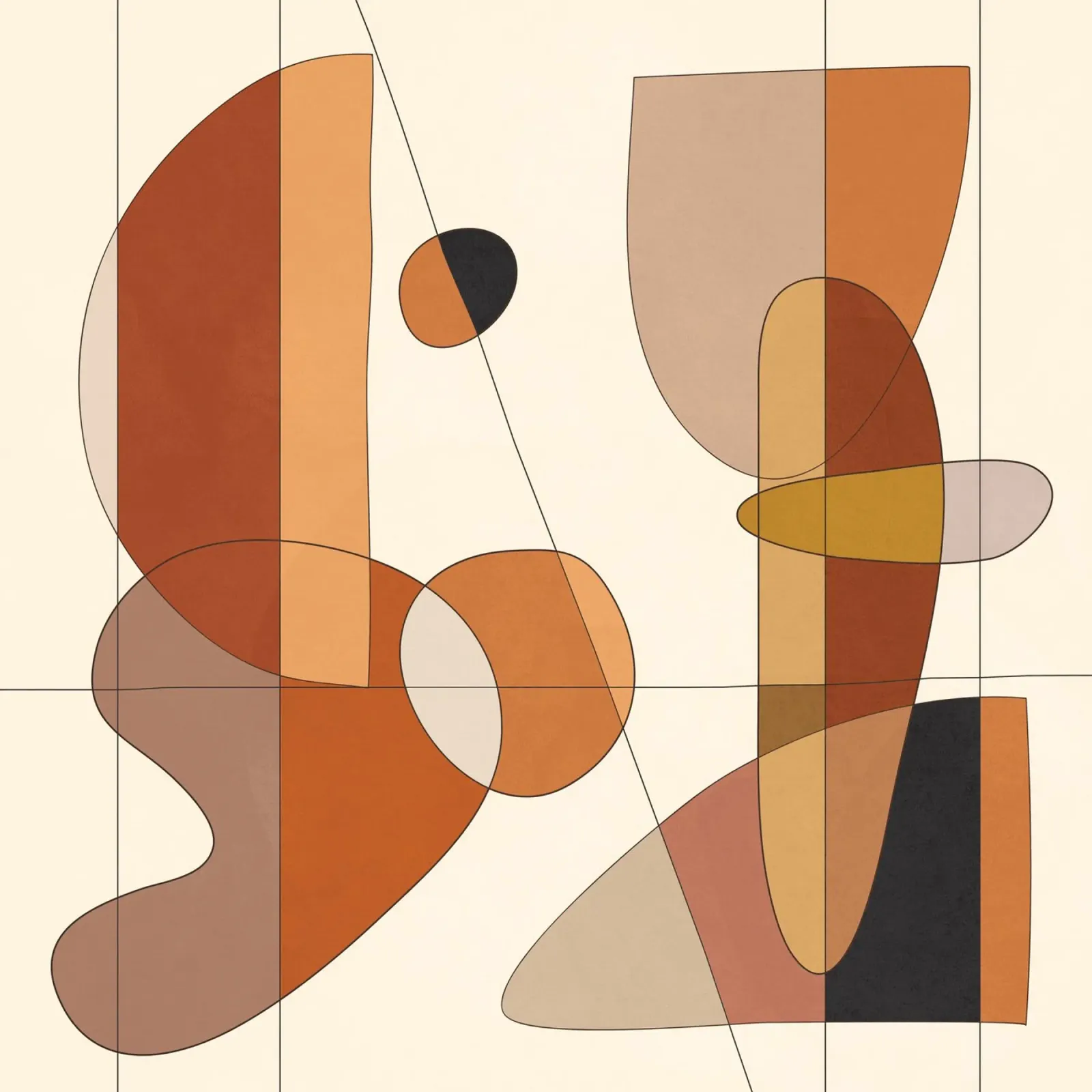 Modern Abstract Art 1 pellicola backlit da cityart