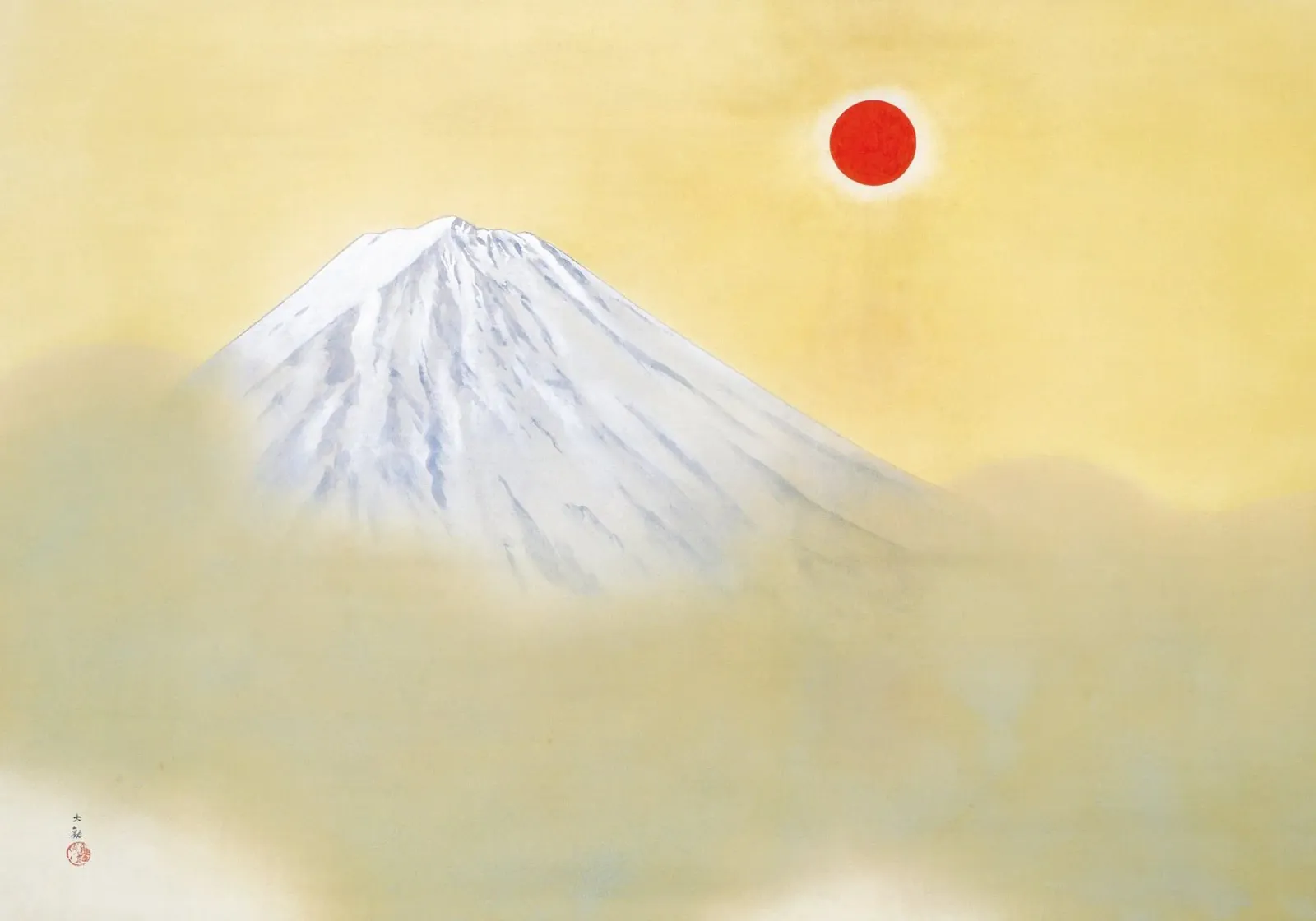 Il monte Fuji di Yokoyama Taikan. Fuji alluminio dibond da Venus Art