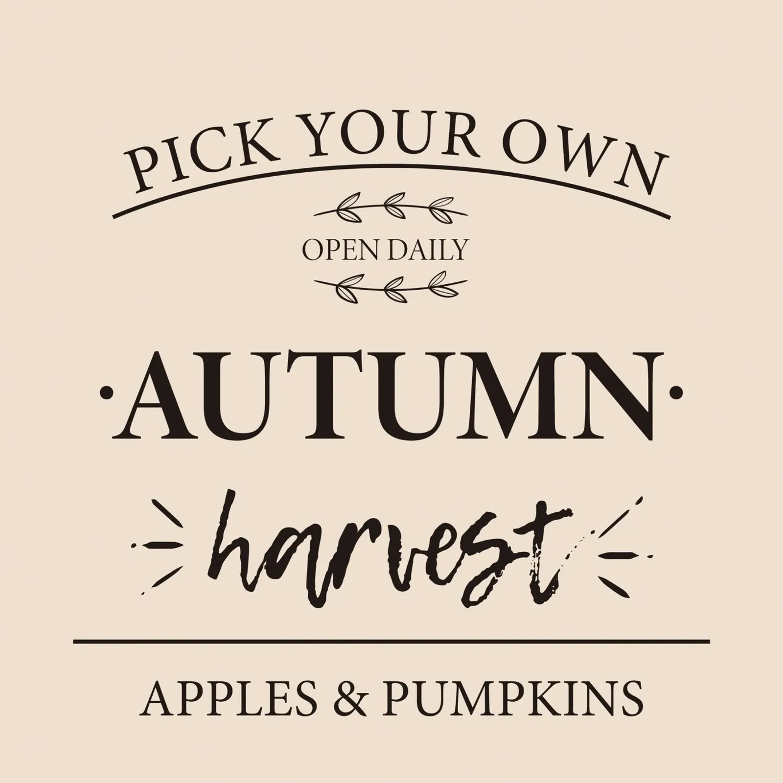 Ringraziamento - Typo raccolto autunnale pellicola backlit da ms.Hey! textildesign