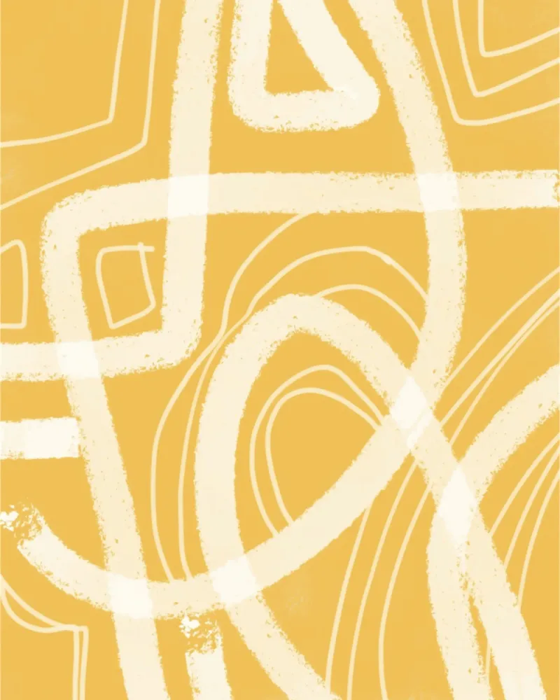 Abstrait jaune peint 07 hahnemühle de Little Dean