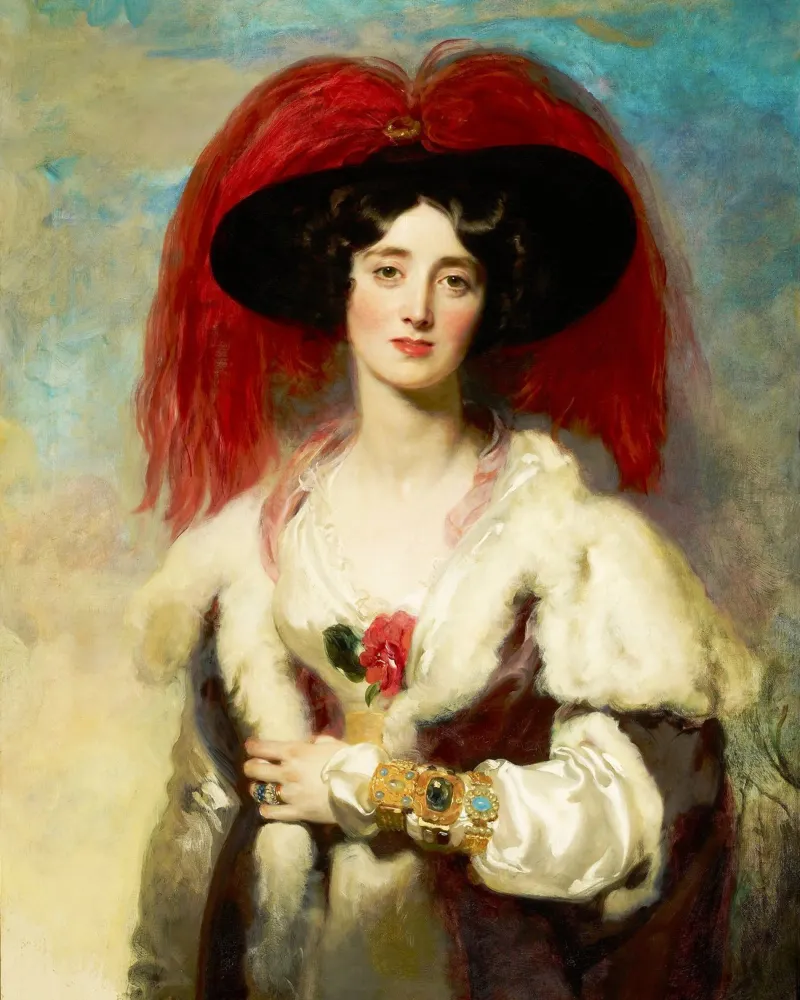 Giulia di Sir Thomas Lawrence, Lady Peel carta hahnemühle da Venus Art