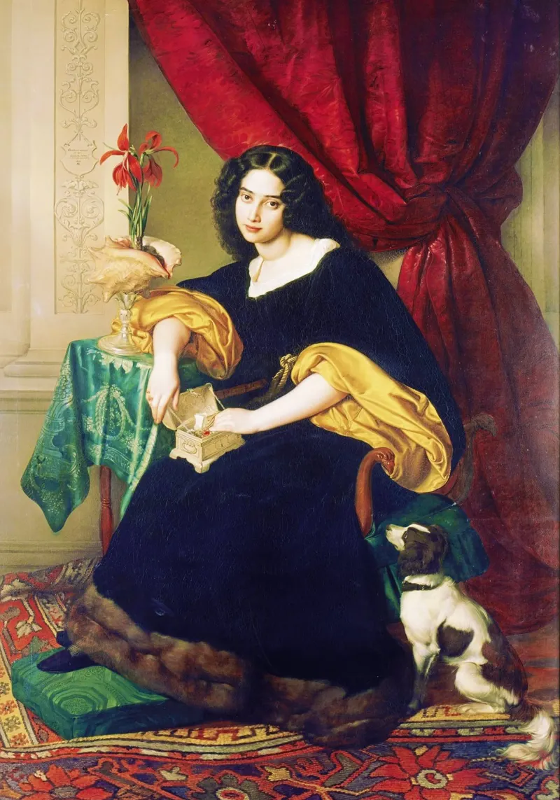 Pauline Huebner di Julius Huebner alluminio dibond da Venus Art