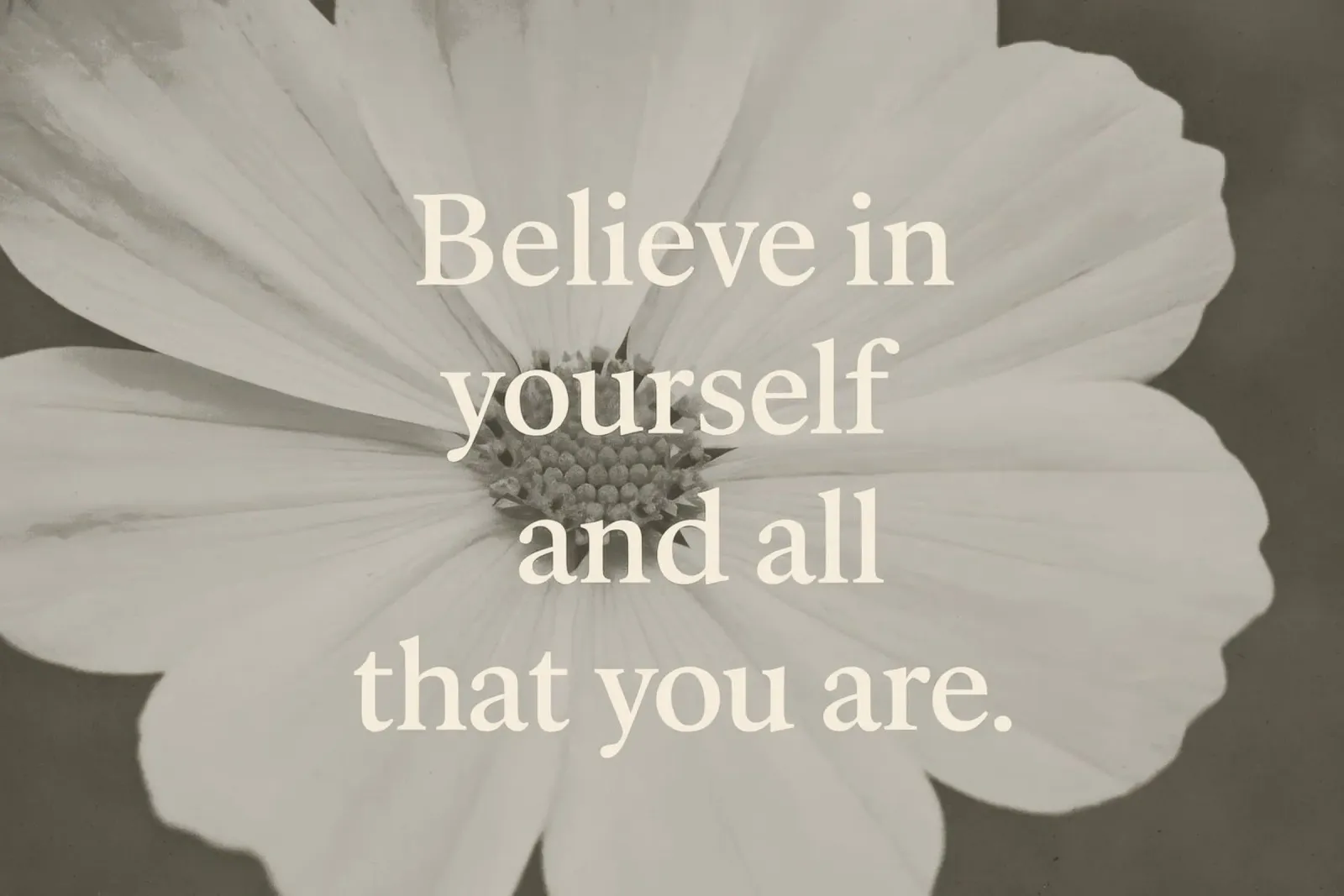 Believe In Yourself And All That You Are plexiglass da treechild