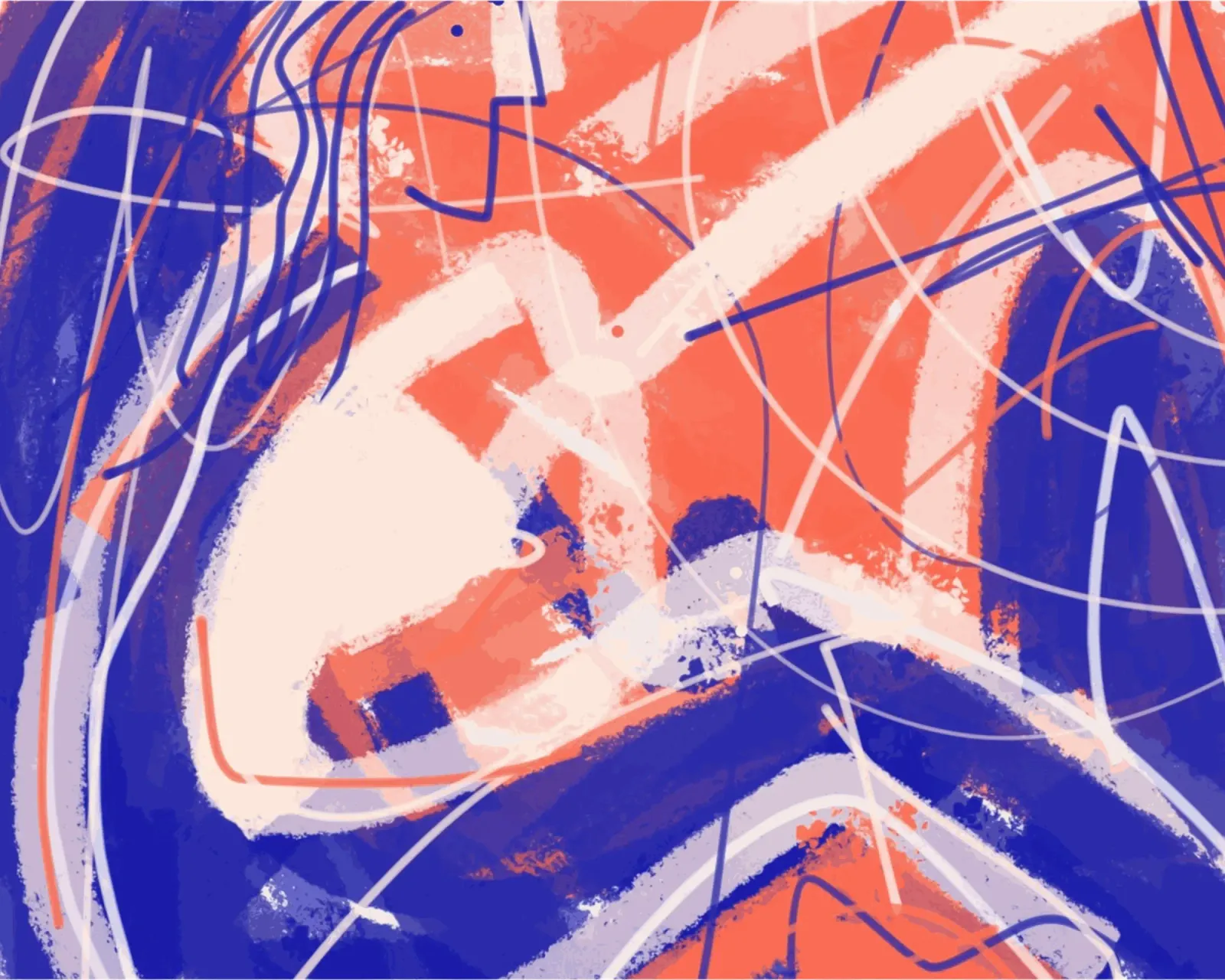 Graffiti abstracto 02 metacrilato de Little Dean