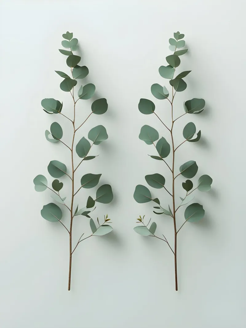 Par simétrico metacrilato de Botanical Gallery