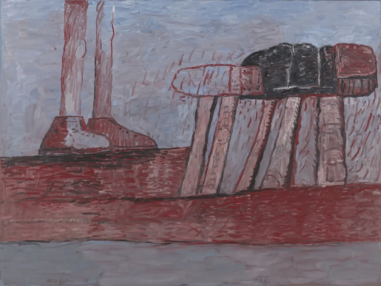 Philip Guston Livello inferiore carta hahnemühle da Riley Art Studio