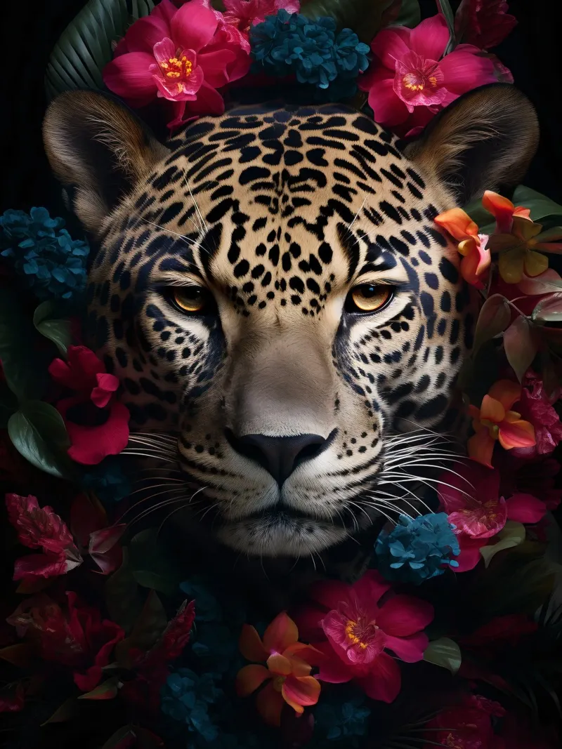 Fiori di leopardo 2 pellicola backlit da Mateo