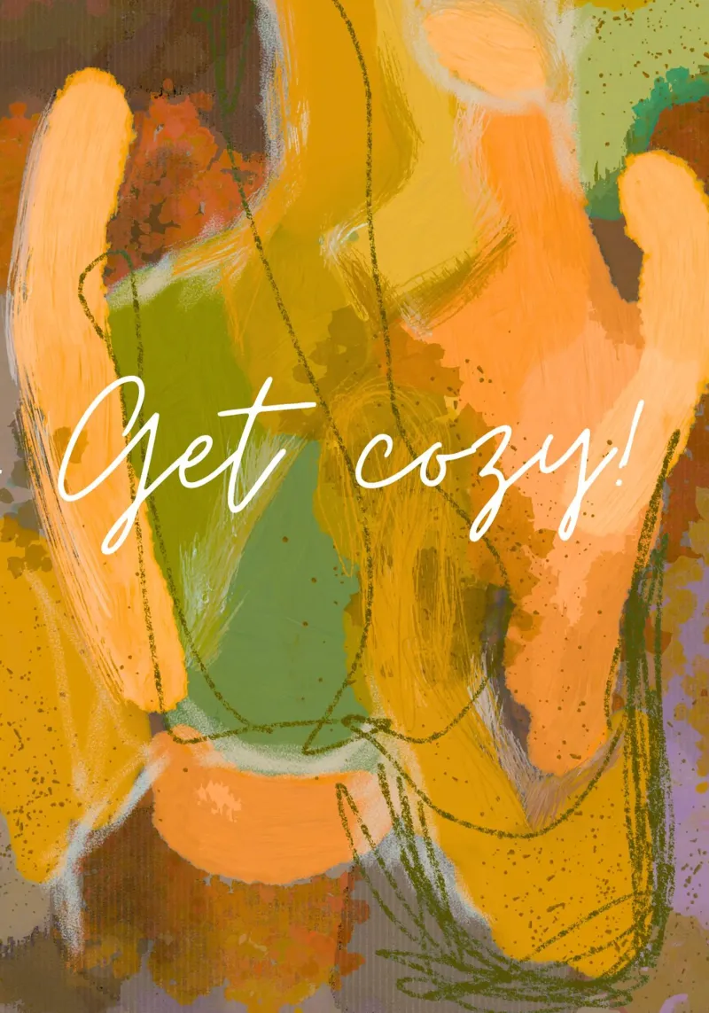 Get cozy carta hahnemühle da Jana Leonenkov Art