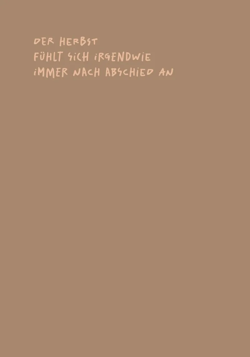 der Herbst.. (autumn falling) alluminio dibond da FRICKE DESIGN